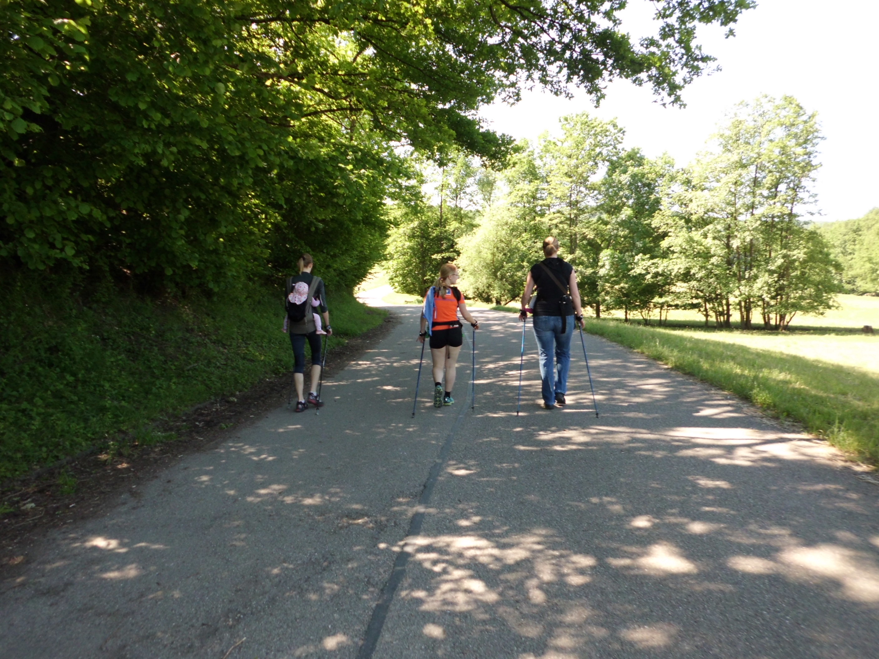 Sport mit Baby: Nordic Walking mit Baby in Weinsberg Sport mit Baby: Nordic Walking mit Baby in Weinsberg