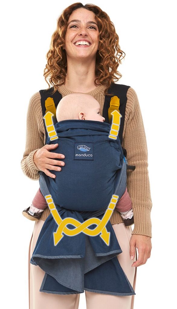 manduca Duo Blue - easy anzulegen manduca Duo Blue - easy anzulegen