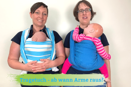 Arme raus beim Tragetuch